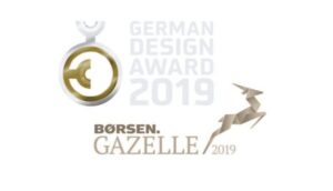 Graphic element related to Visikon receiving yet another Børsen Gazelle Award
